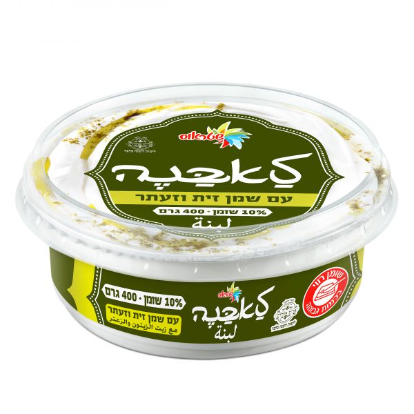 לאבנה 10% עם שמן זית וזעתר- שטראוס (400 גר
