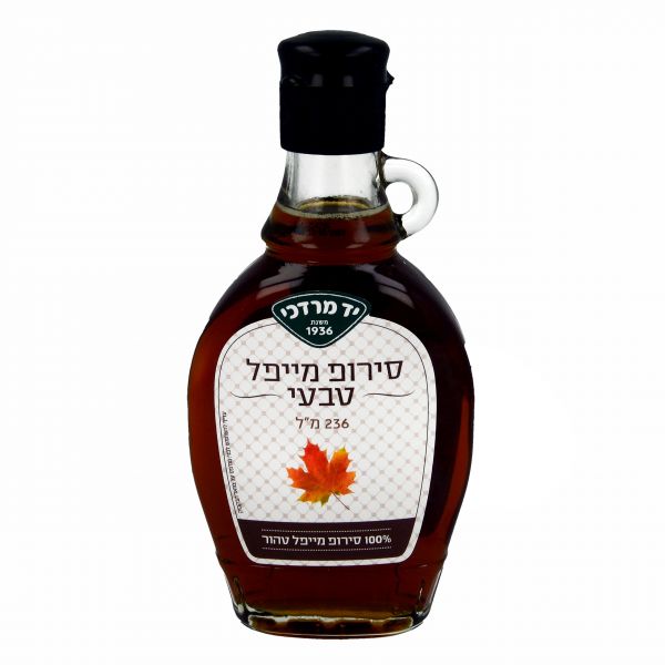 סירופ מייפל טבעי- יד מרדכי (236 מ"ל)