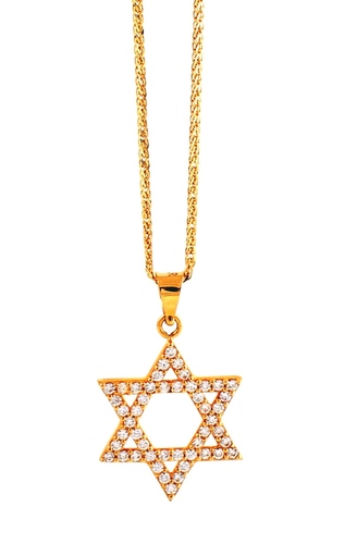 שרשרת מגן דוד P-115 14K