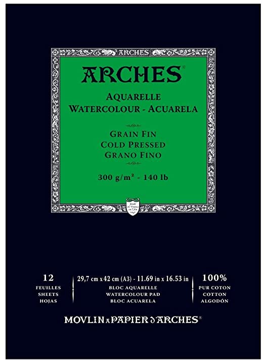 בלוק נייר 100%כותנה 29.7X42 ARCHES