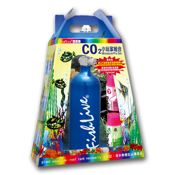 פישלייב סט CO2 0.5 ליטר +וסת+ריאקטור ותכשירים 