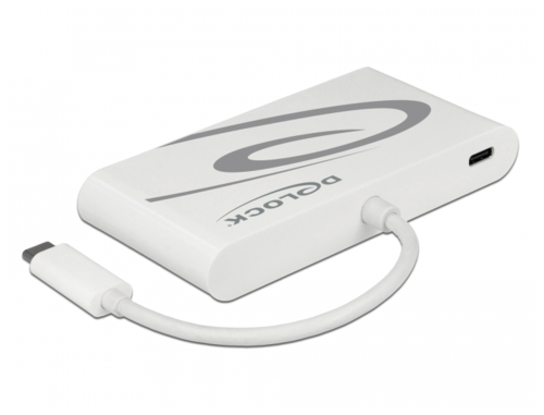 Delock USB Type-C™ 3.1 Docking Station HDMI 4K 30 Hz + VGA + LAN + USB PD