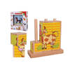 פאזל קוביה עומד חיות בית Pit Toys