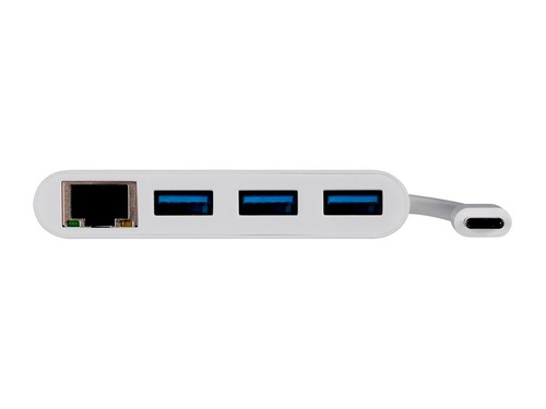 USB-C HUB Adaptor RJ45+USB3.0x3