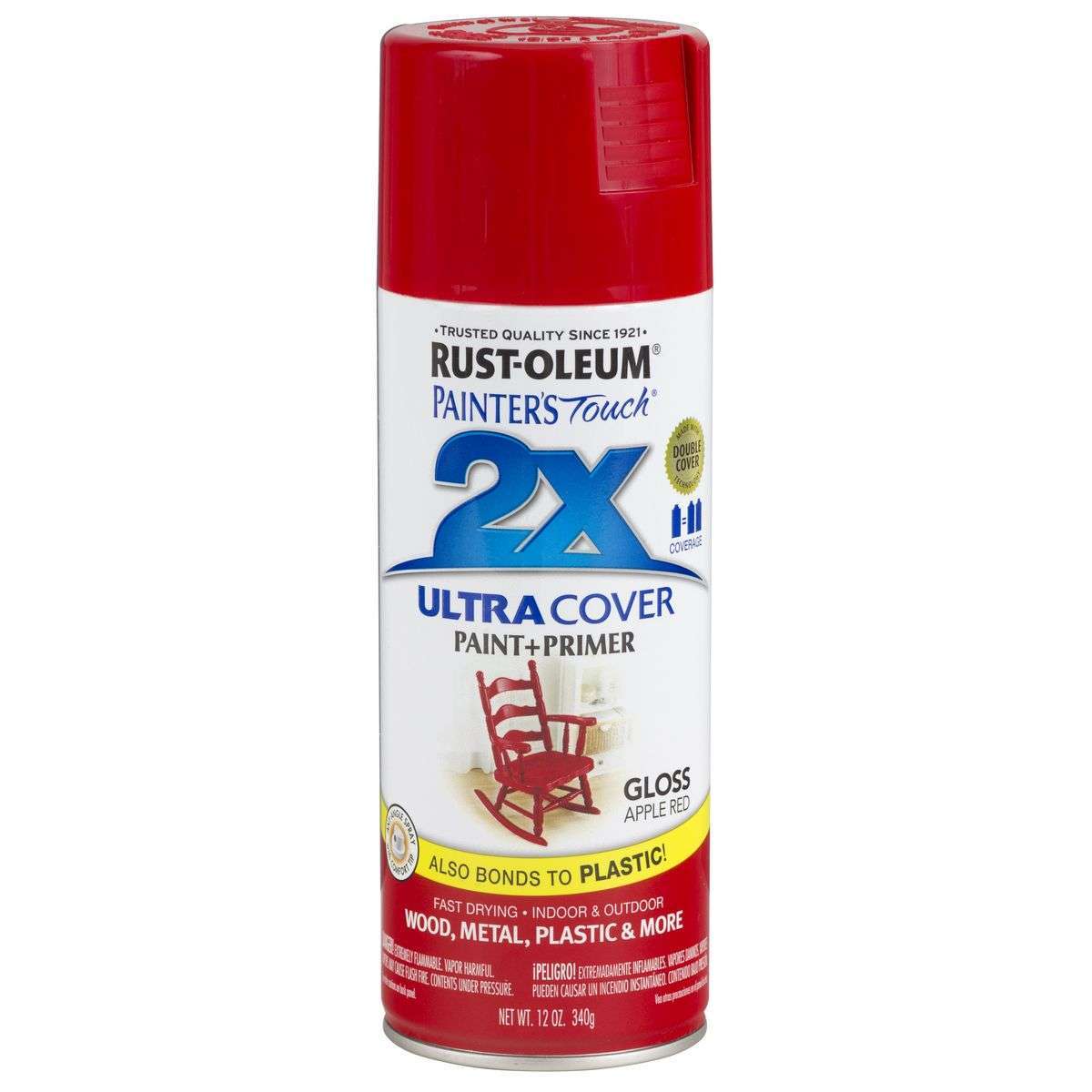 ספריי צבע X2 גוון אדום מבריק APPLE RED