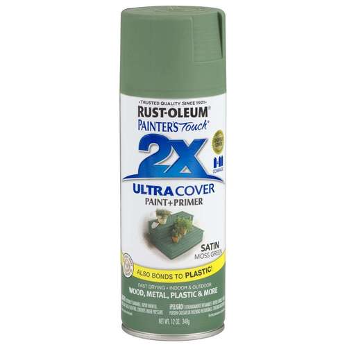 ספריי צבע X2 גוון Satin Moss Green
