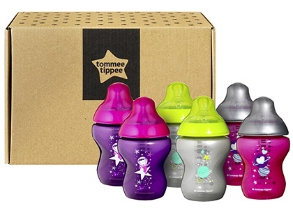 שישיית בקבוקים מאויירים לתינוק 260 מ