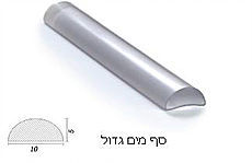 סף אטימה ניקל תחתון .למקלחון פינתי
