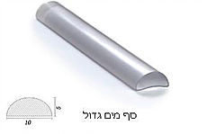 סף אטימה ניקל תחתון .למקלחון פינתי