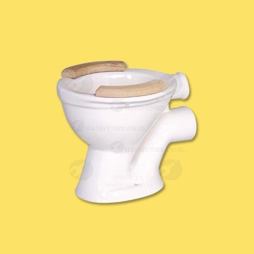 אסלת ילדים תוצרת חרסה כולל זוג קרשים.מידות-40-32 ס