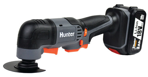 מולטיטול נטען +אביזרים HUNTER 18V 3.0Ah