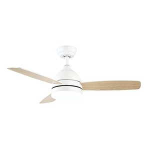 מאוורר תקרה "STORM 48 לבן/שחור  CCT25W+שלט