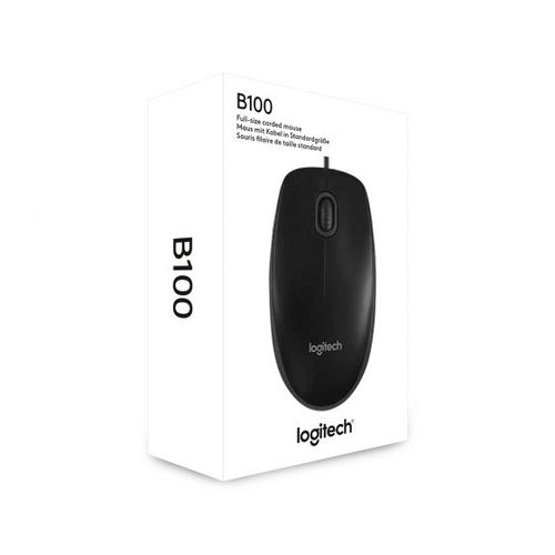 עכבר חוטי אופטי Logitech B100
