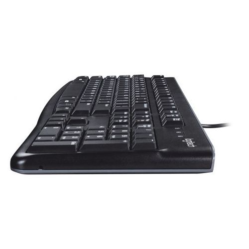 מקלדת חוטית Logitech K120 USB שחור