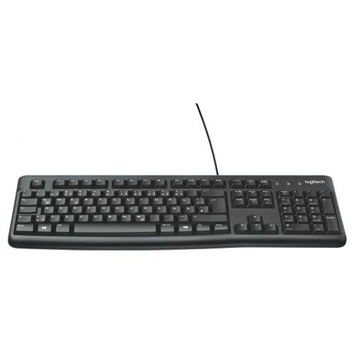 מקלדת חוטית Logitech K120 USB שחור