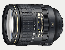Nikon AF-S NIKKOR 24-120mm f/4G ED VR הדר