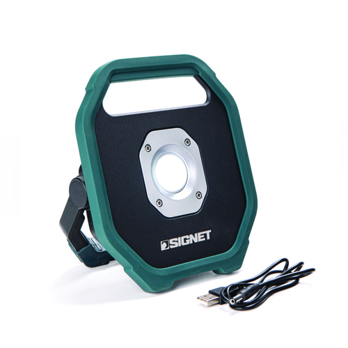פרוזקטור נטען 10W+טעינת USB+ידית אחיזה SIGNET