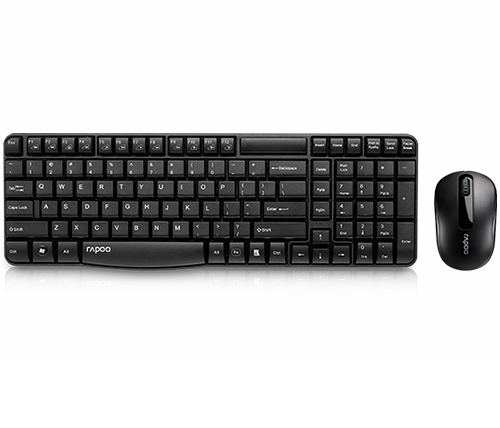 סט מקלדת ועכבר אלחוטי אופטי Rapoo X1800S 2.4GHz