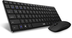 סט מקלדת ועכבר אלחוטיים Rapoo 9300M בלייד 2.4G+BT