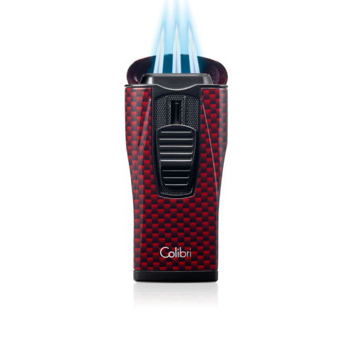 מצית קוליברי מונאקו קרבון אדומה LI880T12