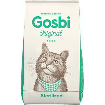גוסבי סטרלייזד Gosbi sterilized מזון לחתול בוגר 3 ק