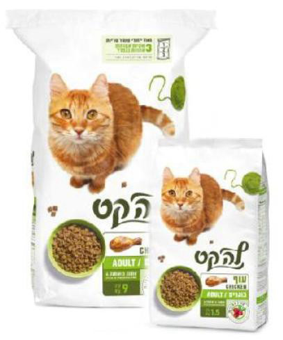 מזון לחתולים בוגרים להקט עוף 7.2 ק