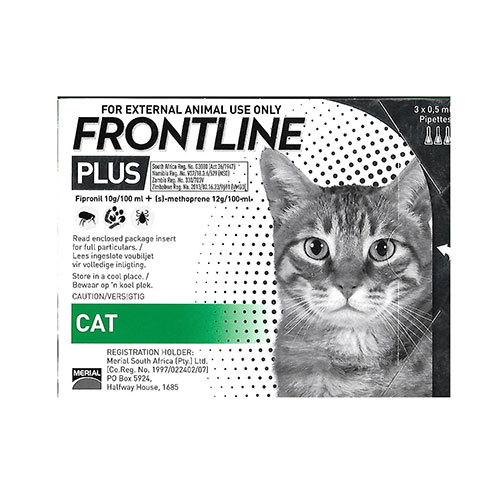 Frontline טיפות - טיפול בפרעושים וקרציות לחתולים