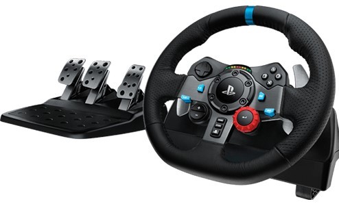 הגה מירוצים+דוושות Logitech Driving Force G29 