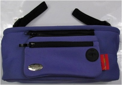 אירגונית לעגלת תינוק עם 2 תאים לבקבוקים