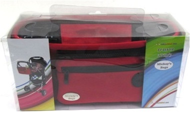 אירגונית לעגלת תינוק עם 2 תאים לבקבוקים