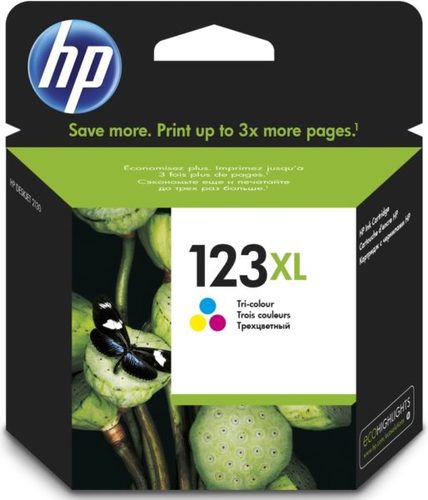 ראש דיו צבעוני HP-123XL מקורי 
