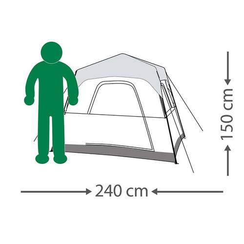 אוהל משפחתי 4 RAPID CABIN ,Go Nature