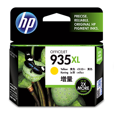 מחסנית דיו מקורית בצהוב HP 935XL‏ בעלת תפוקה גבוהה C2P26AE