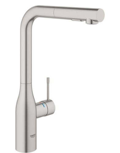 ברז מטבח נשלף מוברש GROHE שני מצבי זרימה ESSENCE 30270DCO 