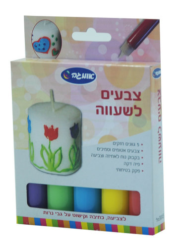 צבעים לשעווה אומגה - 5 גוונים