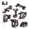 סט 6 כלים נטענים HUNTER 3Ah 18V