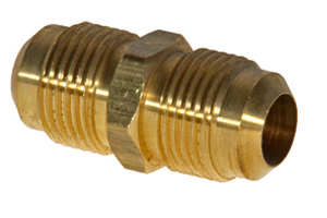 מקשר פלייר ישר לצינור נחושת 1/4 42F מערכות גז 