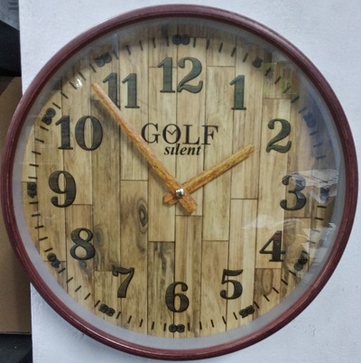 שעון מעץ מלא