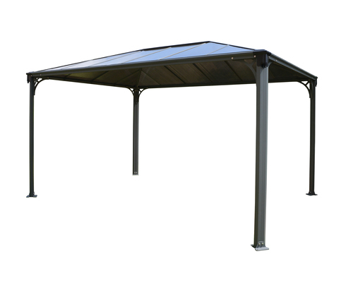 גזיבו לגינה Martinique אפור כהה 3x4.3 מק