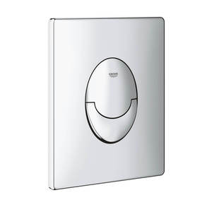 לחצן גרואה דו כמותי אנכי 42304000 כרום (2 צינורות) GROHE 