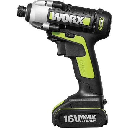 מברגת אימפקט נטענת 16V וולט + 2 סוללות - דגם WU281 - וורקס Worx