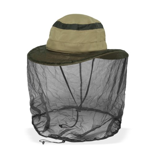 כובע רחב שוליים עם רשת Crusier Net Hat חאקי - Sunday After Noons