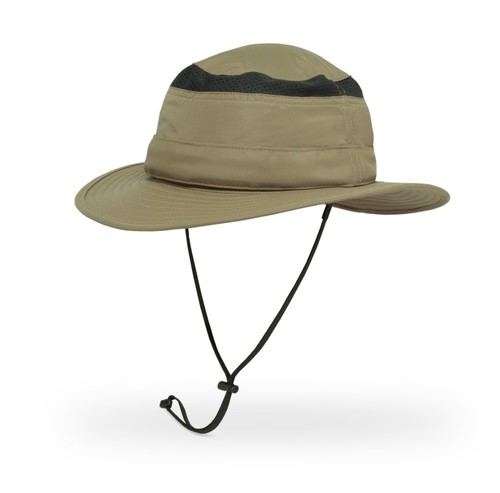 כובע רחב שוליים עם רשת Crusier Net Hat חאקי - Sunday After Noons