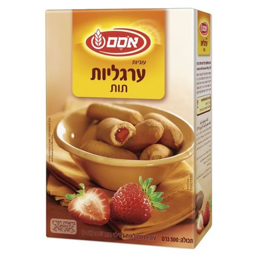 ערגליות תות- אסם (300 גר')
