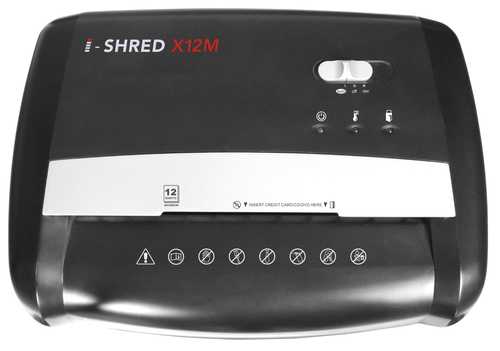 מגרסת נייר I-SHRED X12M