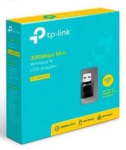 מתאם רשת אלחוטי TP-Link Mini Wireless N USB Adapter - TL-WN823N 300Mbps