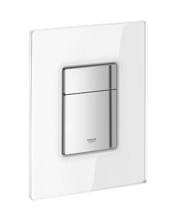 לחצן 38845LS0 זכוכית לבן ירח GROHE