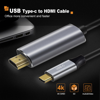 כבל WU97 USB-C TO HDMI 4K CABLE 1.8M