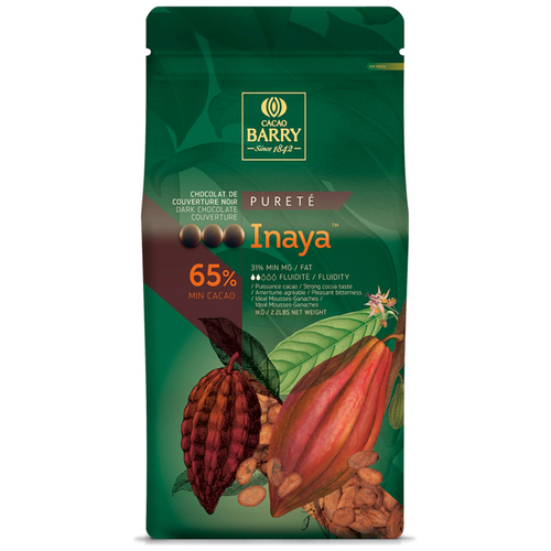 שוקולד BARRY מריר 65% Inaya