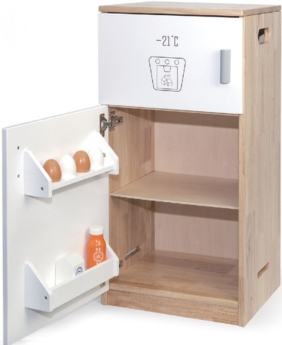 מקרר עץ לבן 